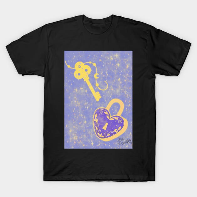 Locked Love T-Shirt by NeonDreams-JPEG